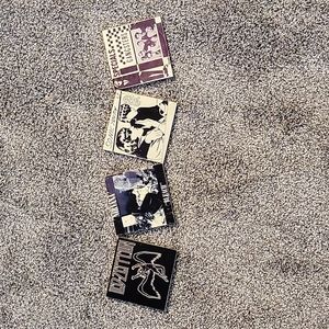 Set of 4 wood coasters